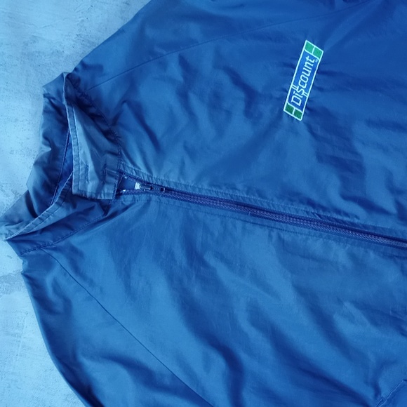 VINTAGE 90s Discount Car Rental Windbreaker Jacket UNISEX - Picture 7 of 11